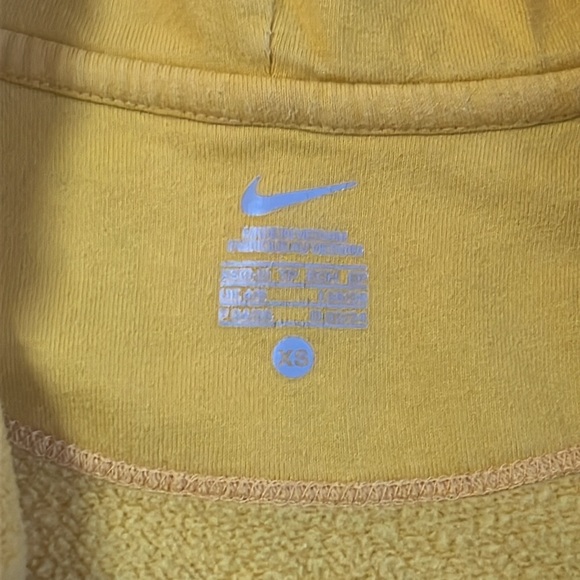 West Virginia Mountaineers Yellow‎ Nike Women’s Zip up Hoodie Size XS - Picture 5 of 9